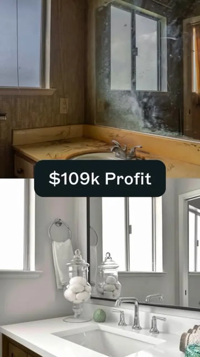 Reel: a $109K profit pre-sale renovation, posted August 6, 2026 by @renosellsdallas on Instagram