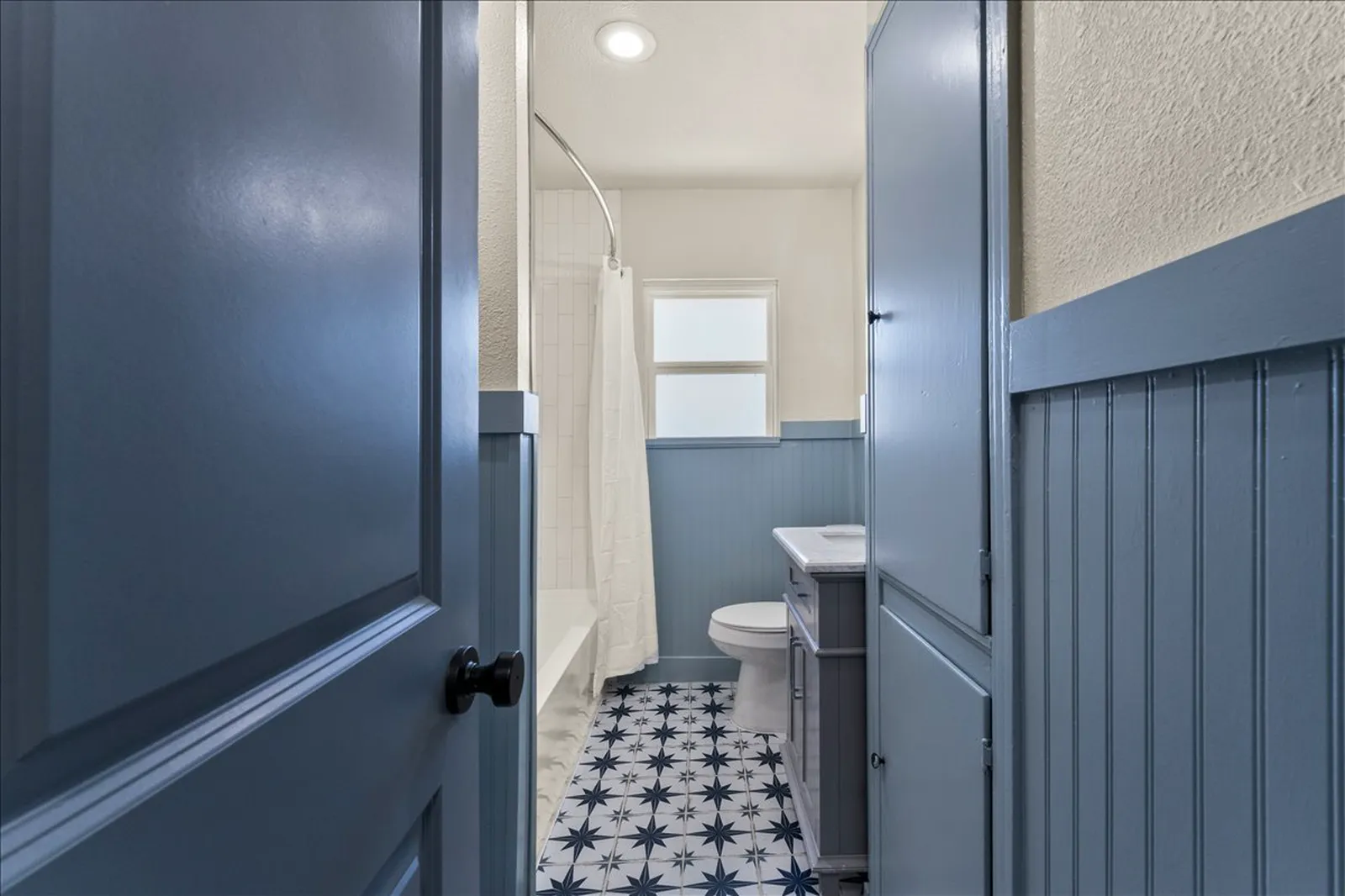 Sherman St. in McKinney guest bath after the renovation